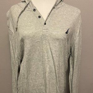 Nautica long sleeve button sweatshirt